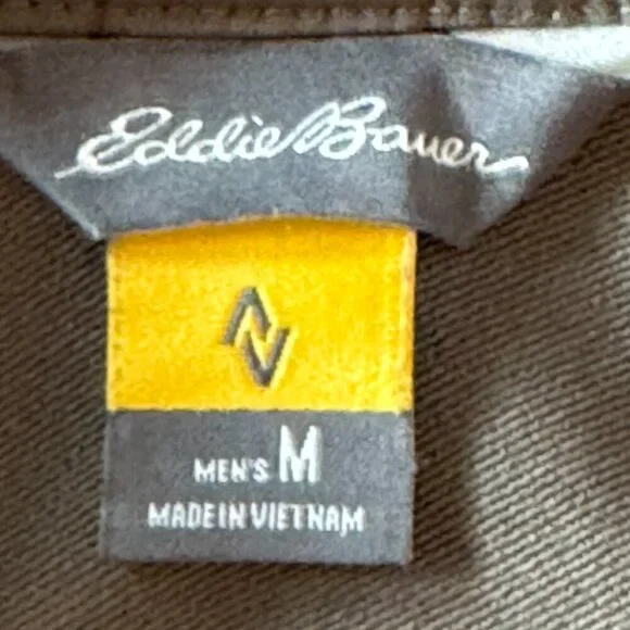 Eddie Bauer men's Travex field Jacket, packable, hooded size medium - Picture 4 of 9